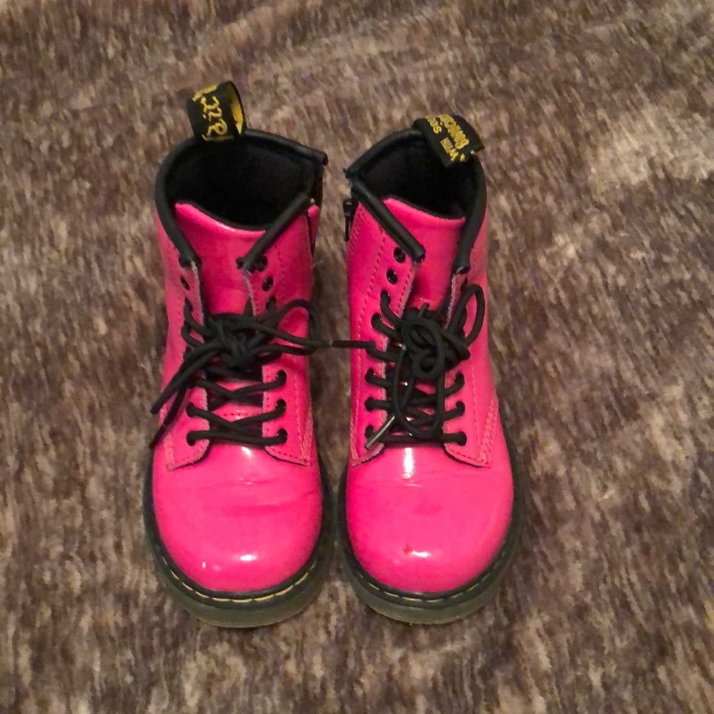 Pink Dr. Martens Size 9 (Toddler) Boots